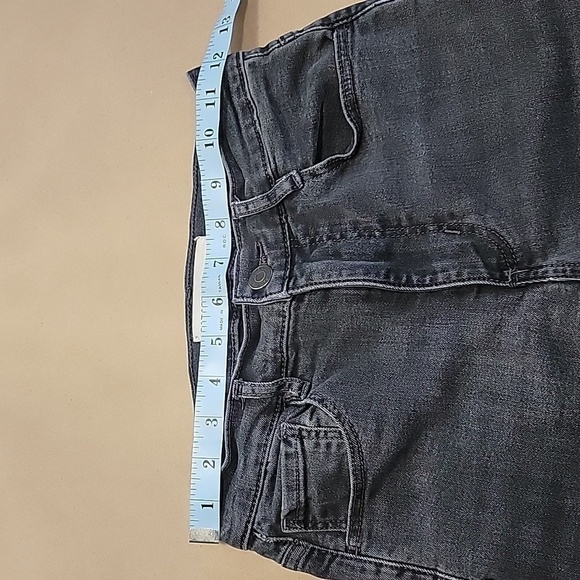 Garage Washed Black Skinny Jeans, Size 01, Frayed / Raw Hem, Gently Used Cond. - Picture 2 of 2